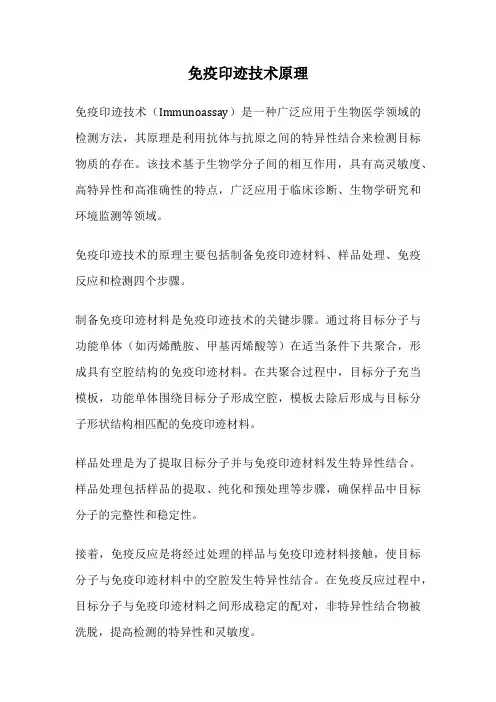 免疫印迹技术原理
