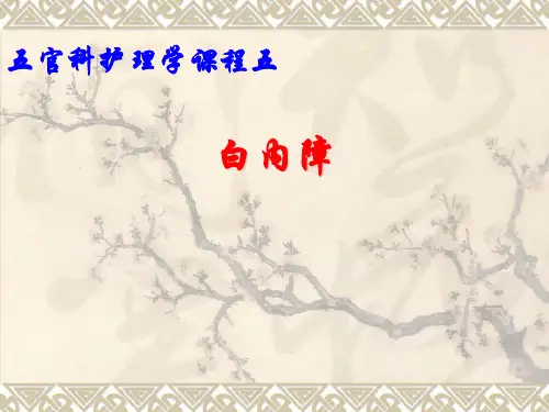 5、白内障总结