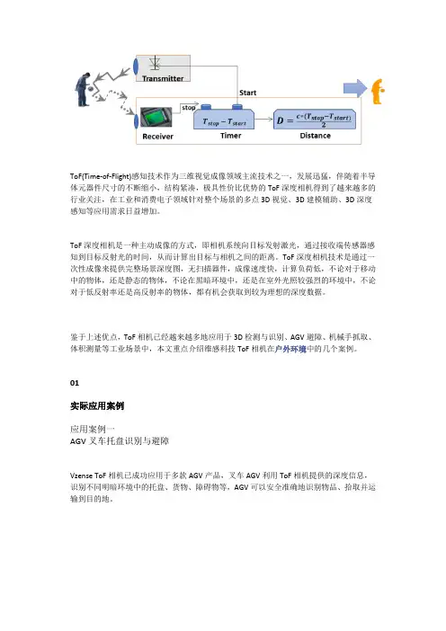 3D ToF相机在户外场景中的应用