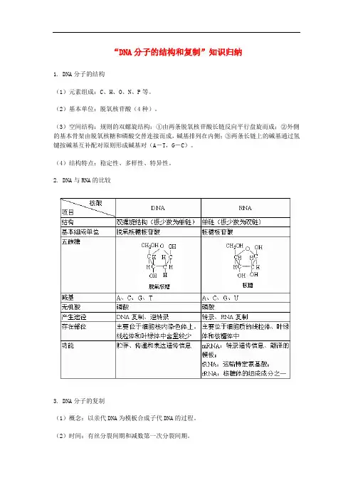高中生物 第四章 遗传的分子基础 第2节 DNA的结构和DN