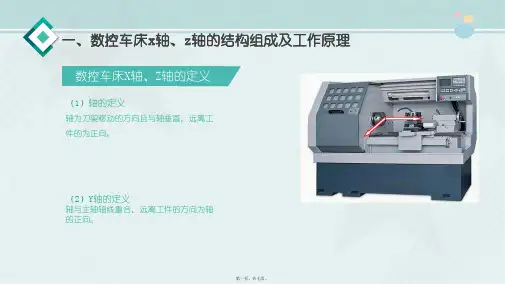 机电一体化技术专业《任务1-2数控车床X轴、Z轴的结构组成及工作原理》