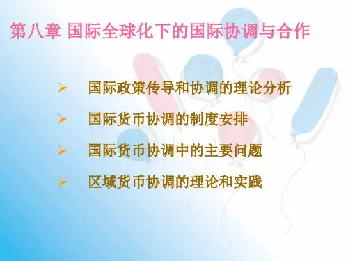国际金融新编教案 第八章节资料
