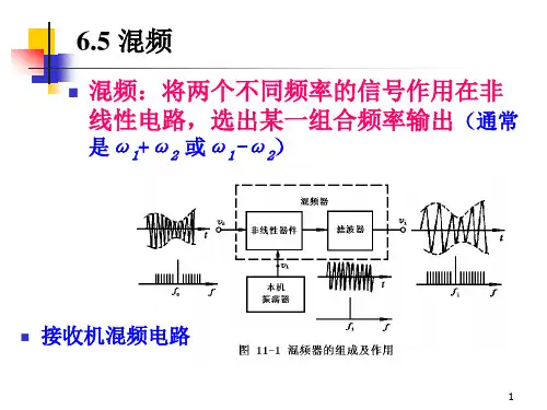 第6章 混频及混频干扰(2学时)