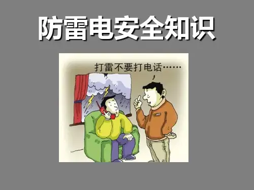 《防雷电安全知识》-优质精选PPT