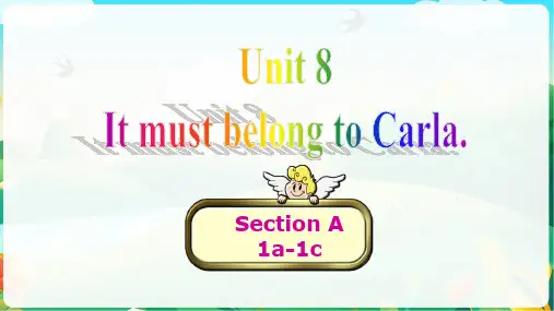 Unit8SectionA1a-1c课件人教版英语九年级全册