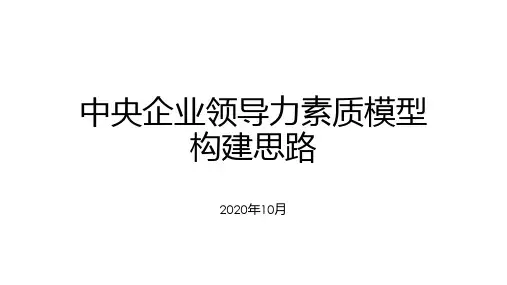 企业领导力模型——领袖十项修炼