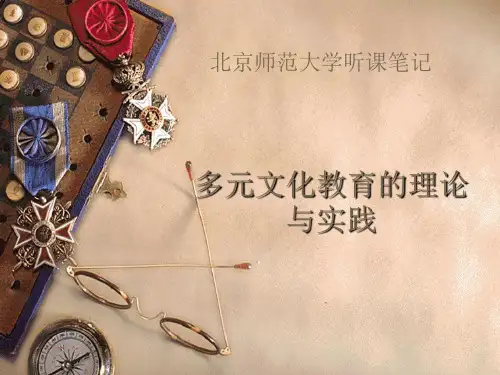 多元文化教育的理论与实践