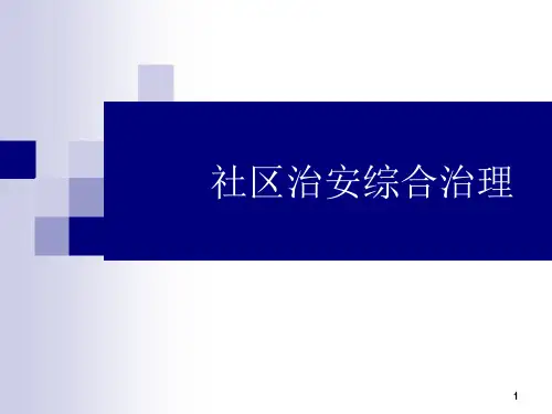 社区治安综合治理课件