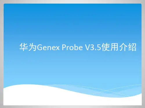 华为genexprobev3.5使用介绍
