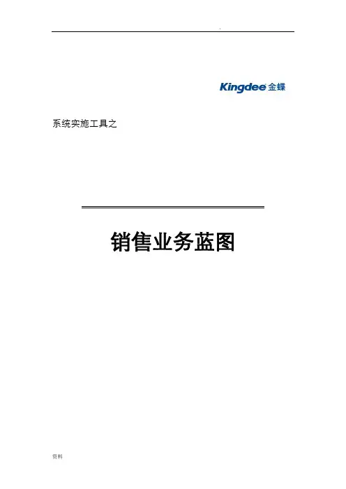 金蝶K3销售操作流程