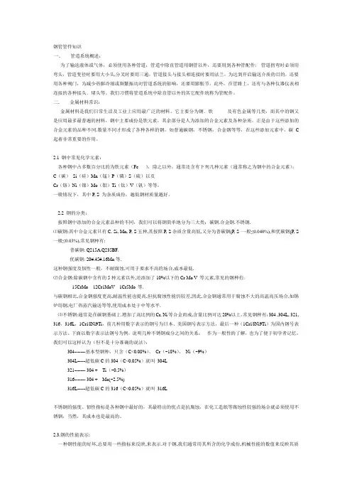 钢管管件知识