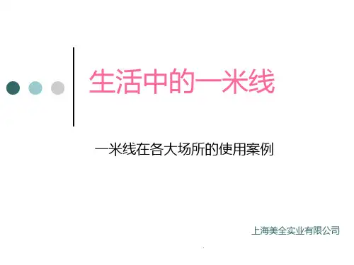 生活中的一米线ppt课件