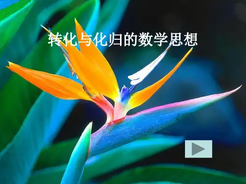 转化与化归的数学思想