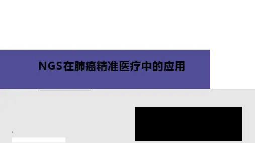 ngs肺癌临床应用PPT课件