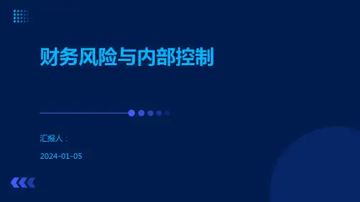 财务风险与内部控制