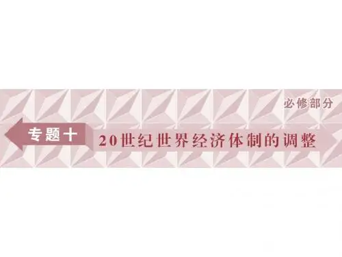 2018届一轮复习人教版   罗斯福新政和当代资本主义的新变化   课件(111张)