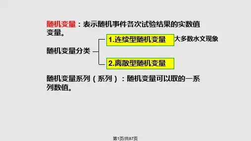 自然科学水文统计基本原理与方法PPT课件