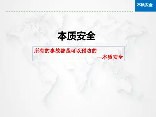 本质安全精讲