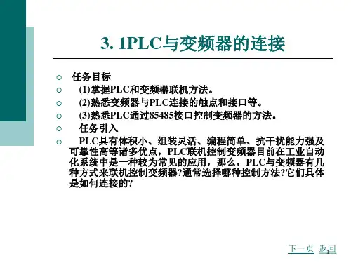 变频器的PLC控制PPT课件
