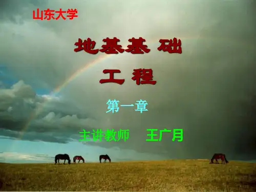 地基承载力特征值