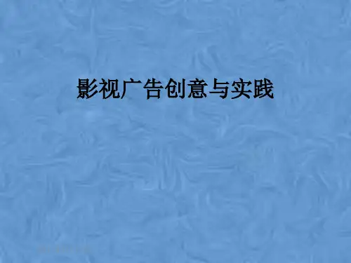 影视广告创意与实践