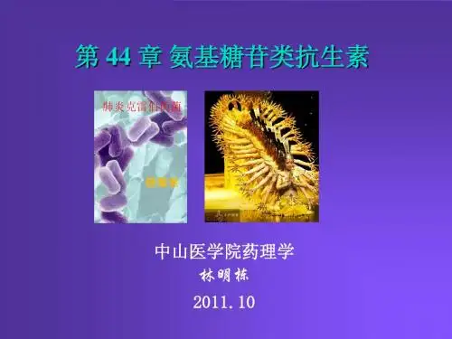 第 44 章  氨基糖苷类抗生素