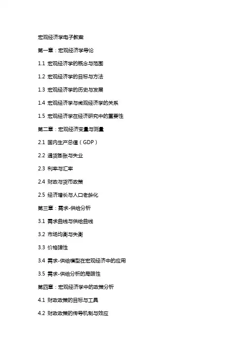 宏观经济学电子教案