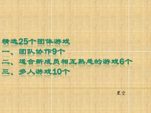团队执行力小游戏精编版