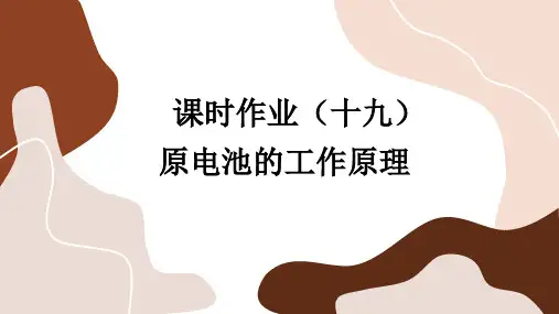高中化学选择性必修1课时作业19