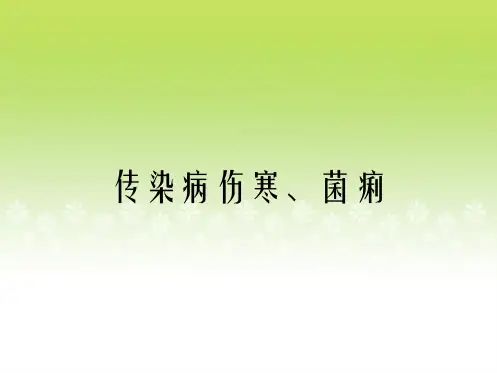 传染病伤寒、菌痢