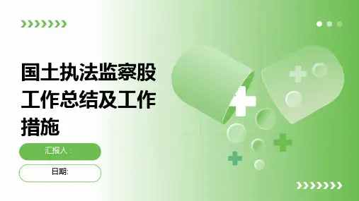 国土执法监察股工作总结及工作措施
