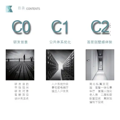第四代叠墅住宅研发设计及前策案例
