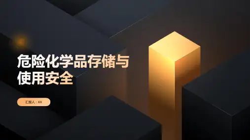 危险化学品存储与使用安全PPT