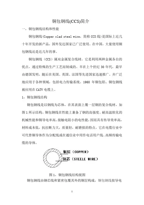 铜包钢线(CCS)简介