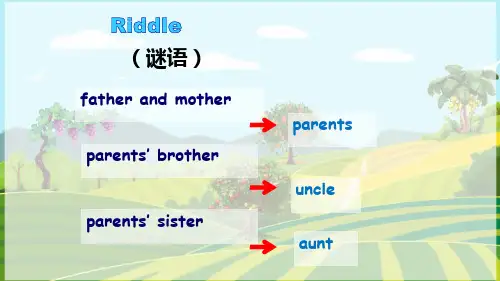 Unit 6 Meet my family! A  Let's learn 课件