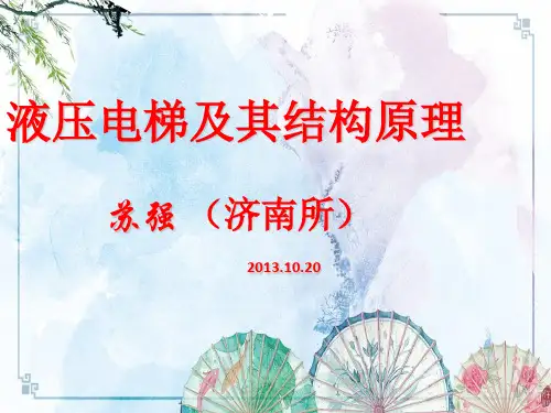 液压电梯及检规标准【电梯检验规程精品】