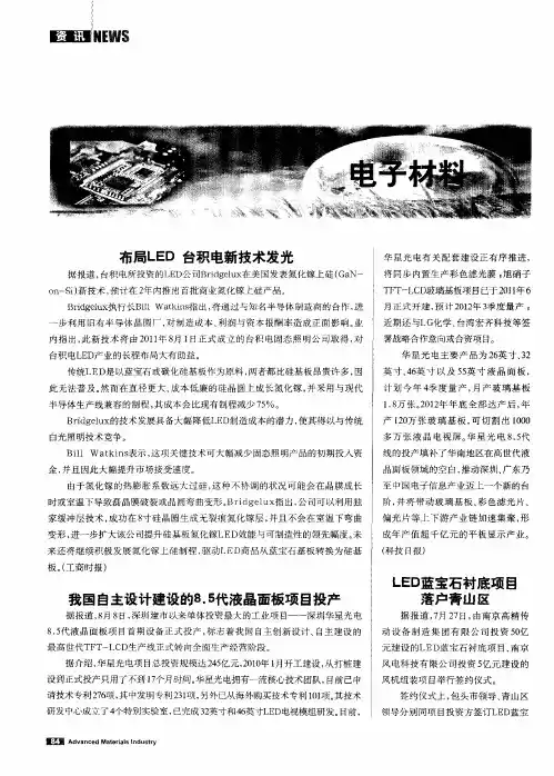 LED蓝宝石衬底项目落户青山区