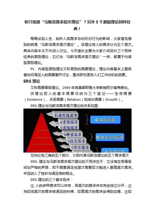 你只知道“马斯洛需求层次理论”？另外3个激励理论同样经典！