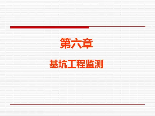 6基坑工程监测-PPT课件