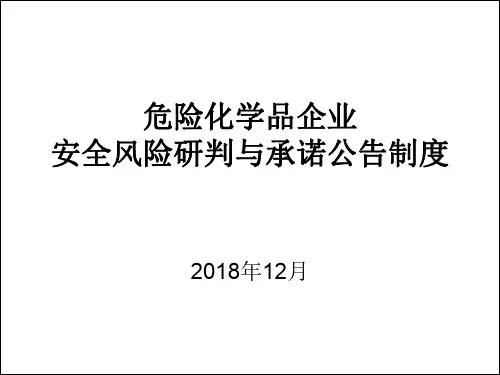 风险研判与承诺