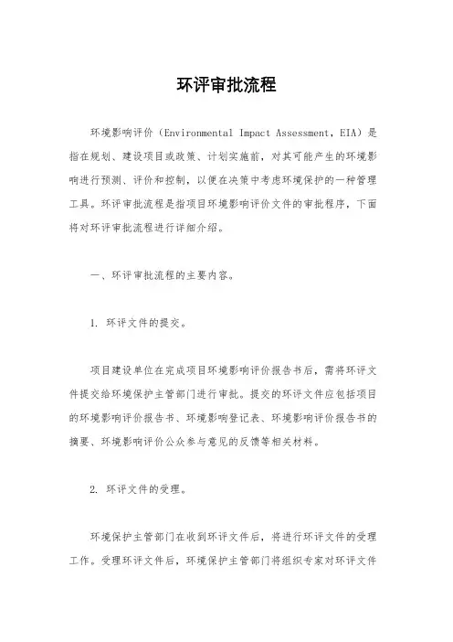 环评审批流程