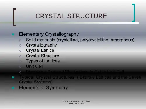crystal structure