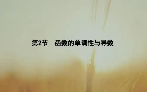 二轮(理科数学) 函数的单调性与导数课件(全国通用)