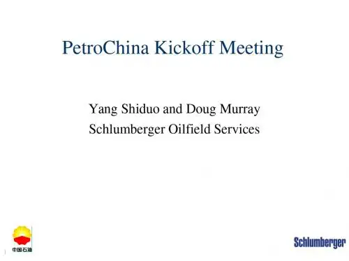Low Resistivity Pay and Heavy Oil_PetroChina_Kickoff