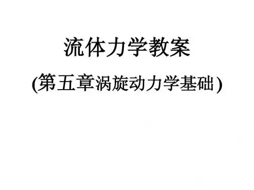 流体力学第五章5--1讲