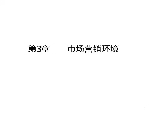 市场营销环境分析课件