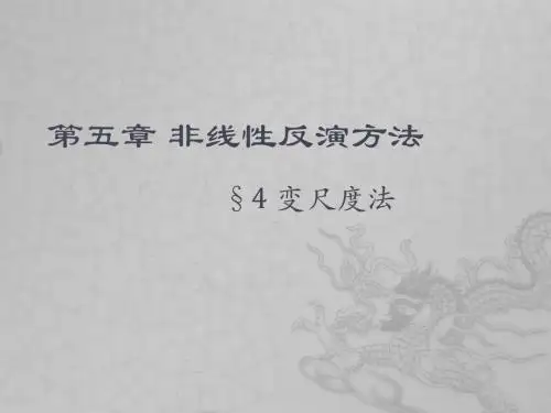 变尺度法