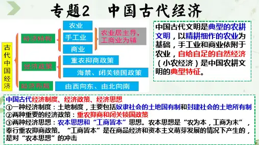 南京市中考历史复习：中国古代经济课件