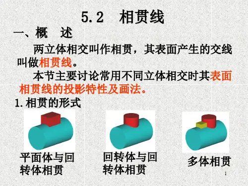 第五章相贯线讲解