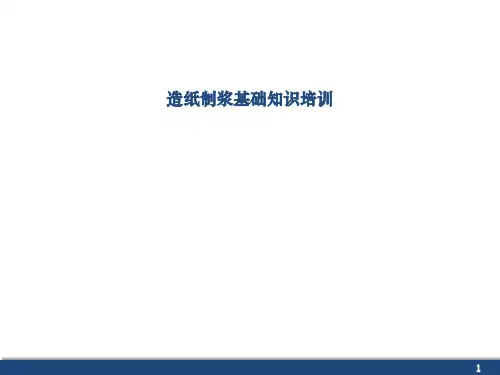 制浆造纸培训(PPT47页)